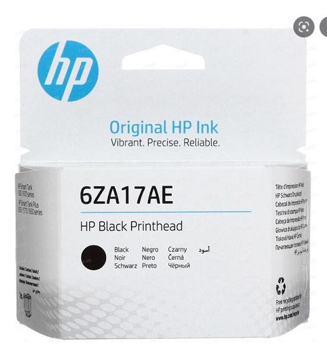 HP 6ZA17AE Siyah Baskı Kafası