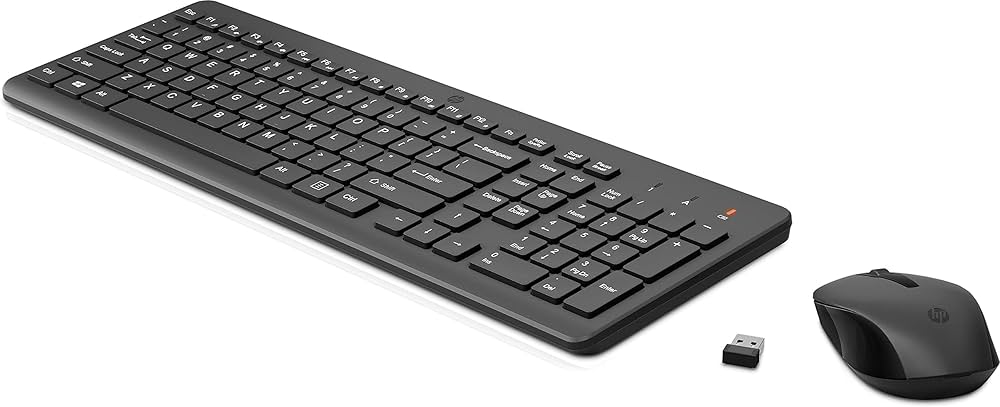 HP 2V9E6AA 330 WIRELESS MOUSE & KEYBOARD COMBO SET TURKISH - BLACK