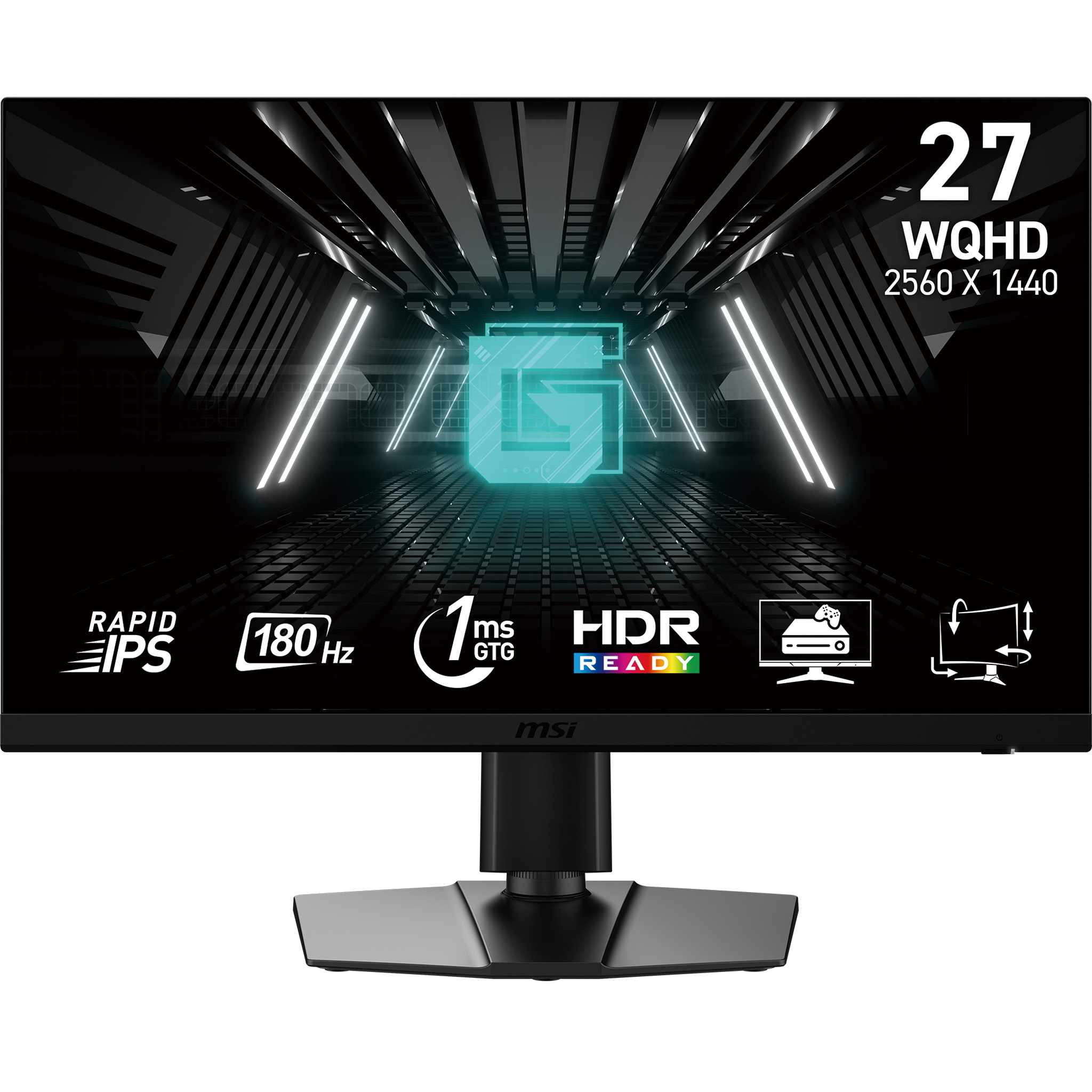 MSI 27 G272QPF E2 FLAT RAPID IPS 2560x1440 (WQHD) 16:9 180HZ 1MS ANTI-GLARE MONITOR