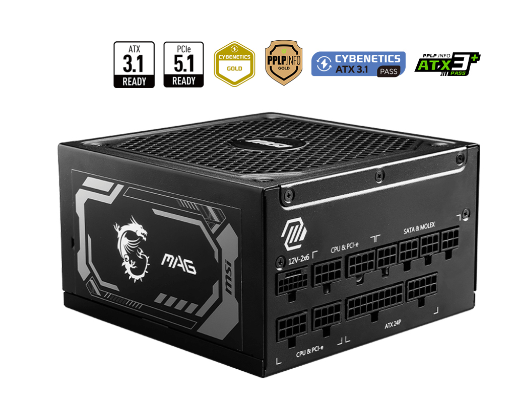 MSI PSU MAG A1000GL PCIE5