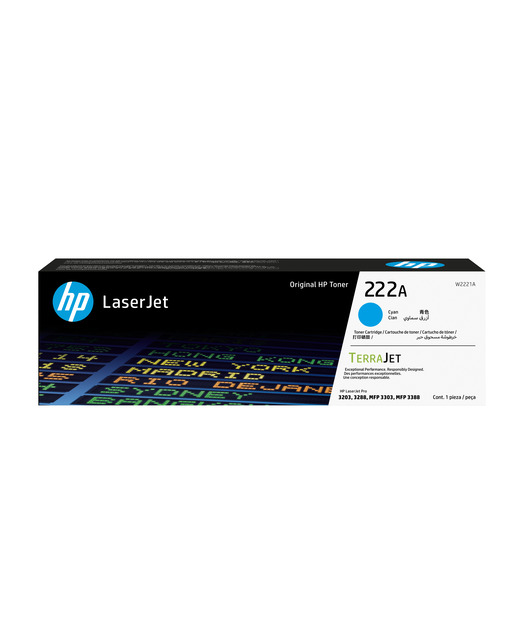 HP W2221A Mavi Toner (222A)