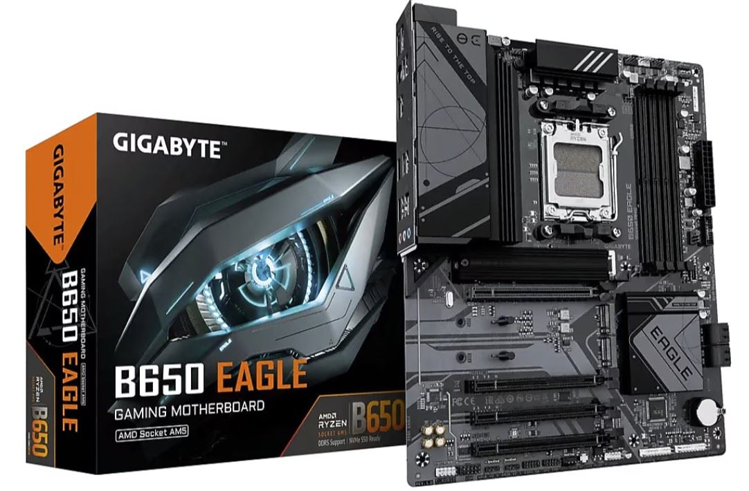 GIGABYTE B650-EAGLE B650-EAGLE 7600MHz OC DDR5 Soket AM5 M.2 HDMI DisplayPort ATX Anakart