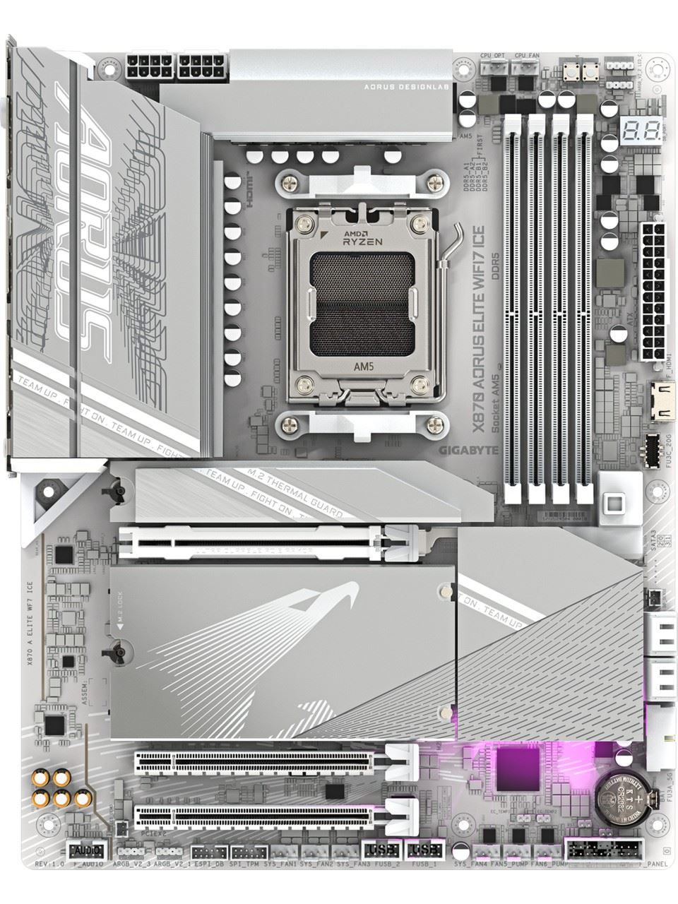 GIGABYTE X870A-ELITE-WF7ICE MAB AMD X870E AM5 DDR5