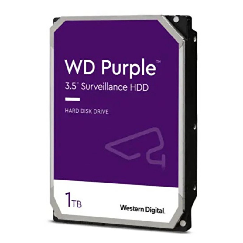 WD 1 TB 3.5 PURPLE SATA3 5400RPM 64MB 7/24 GUVENLIK WD11PURZ (3 YIL RESMI DIST GARANTILI)