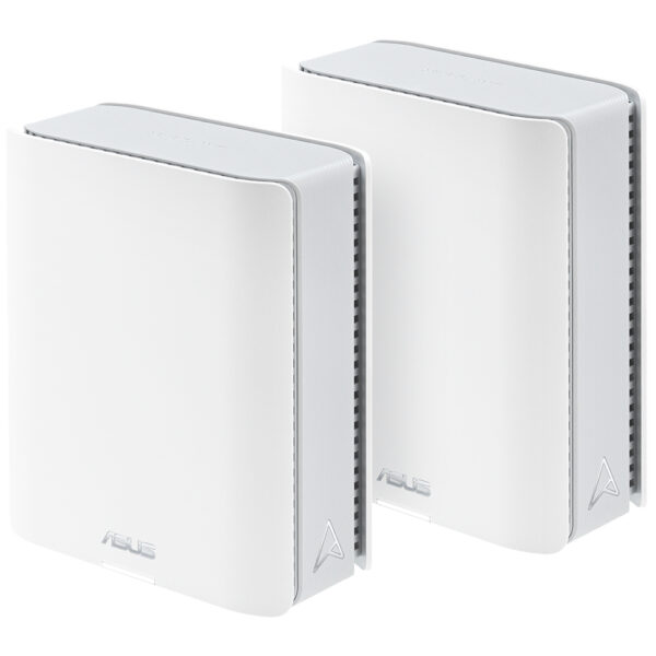 ASUS ZenWiFi BT8(W-2-PK) / BULK BE14000 WiFi7 Tri-Band Kablosuz Mesh Sistemi (Beyaz İkili Paket)