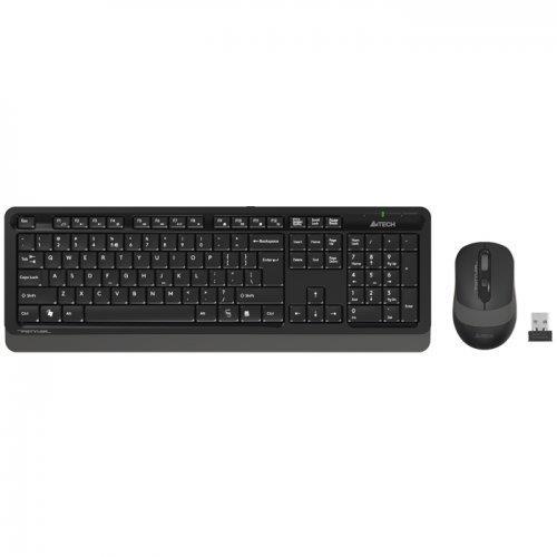 A4 TECH FG1010 GRİ Q MM 2.4G Kablosuz Klavye Mouse Set