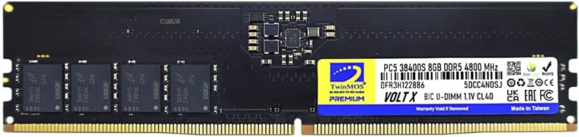 TWINMOS TMD58GB4800U40 8GB DDR4 3200MHz Pc Ram