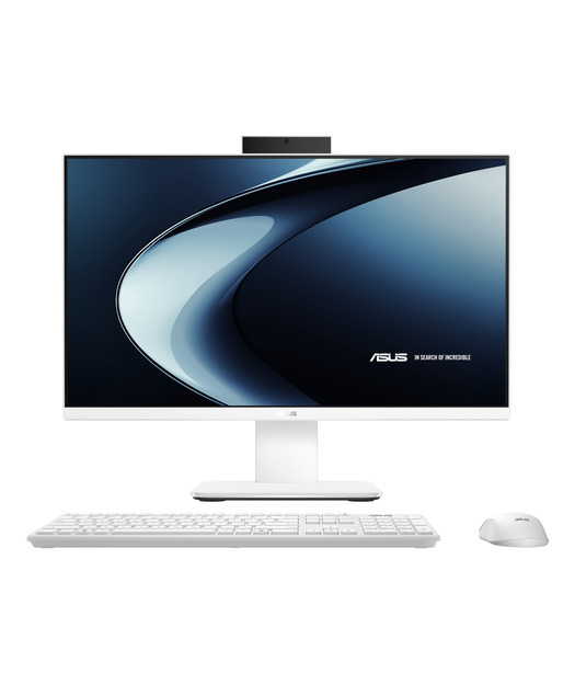 ASUS 23,8 inc FHD White, Core 3 100U, 8GB DDR5 SO-DIMM, 256GB M.2 NVMe PCIe 4.0 SSD, Freedos
