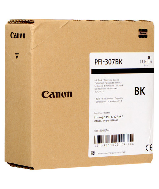 Canon PFI-307 Black Mürekkep Kartuş 9811B001