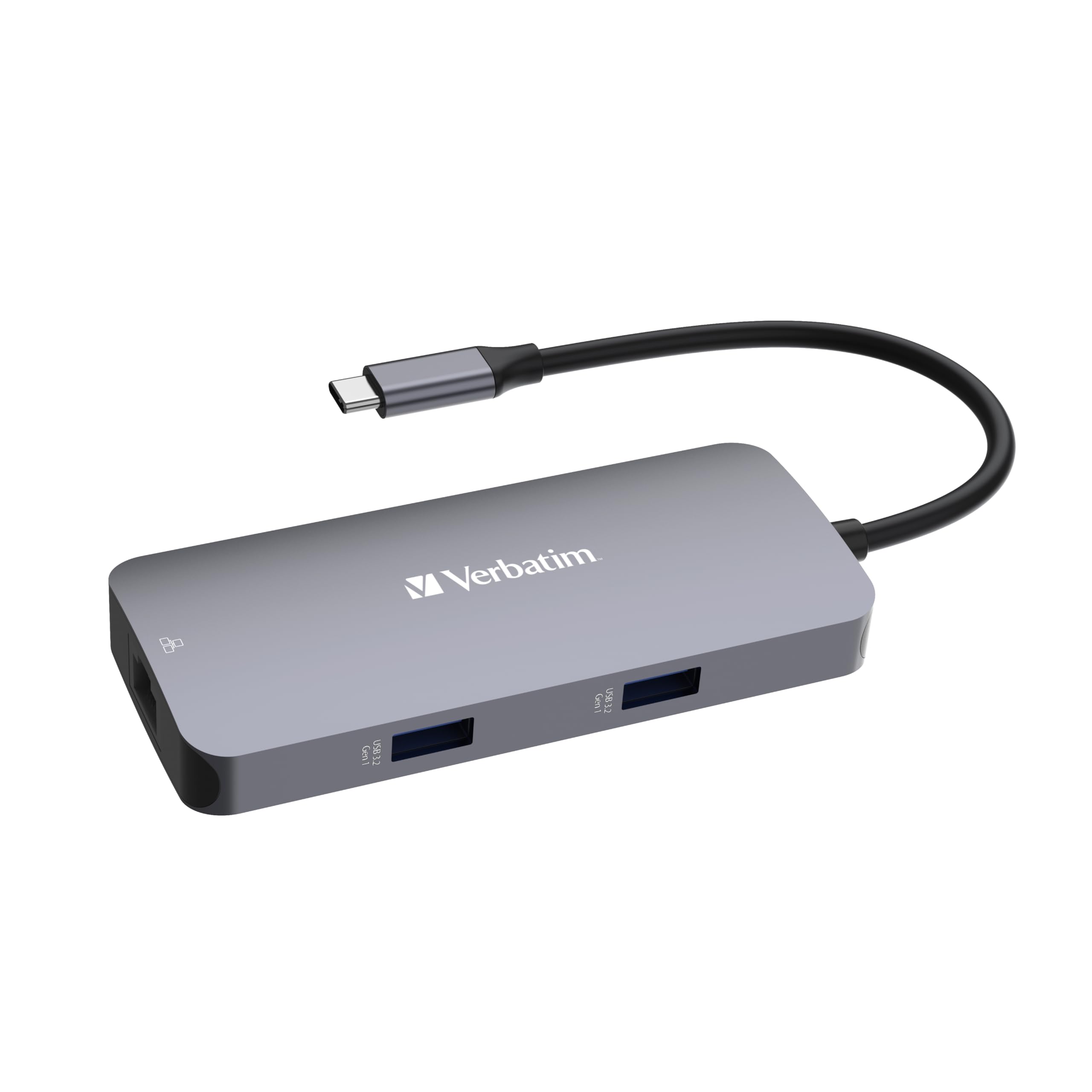 VERBATIM 32151 HUB USB-C Pro Multiport 8 Port 2 x HDMI 3xUSB-A 3.2xMicSDxUSB-C