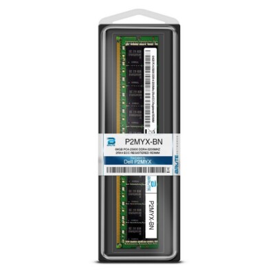 DELL 64GB RDIMM DDR4 3200MHz PC4 2RX4 P2MYX