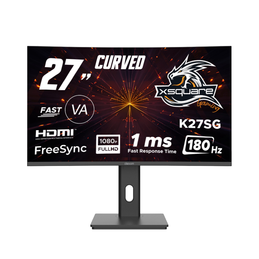 Dexim K27SG 27 inc 180Hz 1ms (Hdmı+Dp) Freesync Uyarlamalı Senkronizasyon Full Hd Kavisli Oyuncu Pivot Monitör
