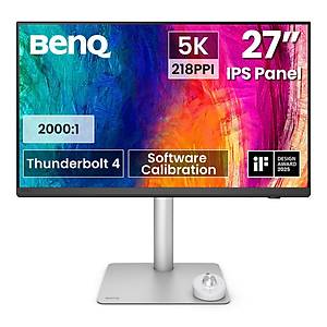 BENQ PD2730S 27'' IPS 5K Thunderbolt4 USB Mac Uyumlu HDR 400 Tasar�m Monit�r