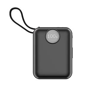 Dexim CZ04 45W PD Dahili Lightning & Type-C Kablolu 10000 Mah Powerbank