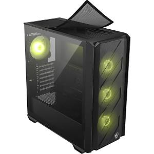 MSI MAG FORGE 320R AIRFLOW TEMPERL� CAM 4X120MM ARGB FAN ATX GAM�NG B�LG�SAYAR KASASI