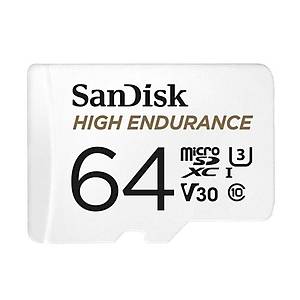 SanDisk High Endurance microSDXC 64GB + SD Adapter