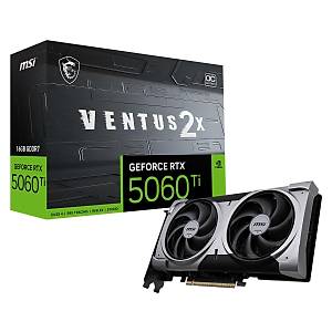 MSI GEFORCE RTX5060TI 16G VENTUS 2X OC WHITE PLUS 16GB GDDR7 128BIT 3XDP 1XHDMI EKRAN KARTI