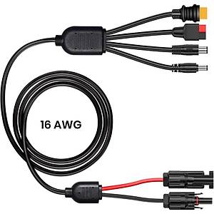 FLEXSOLAR 4 IN 1 CABLE G�NE� ENERJ�S� �STASYONU JENERAT�R� VE G�NE� PANEL� ���N ANDERSON ADAPT�R