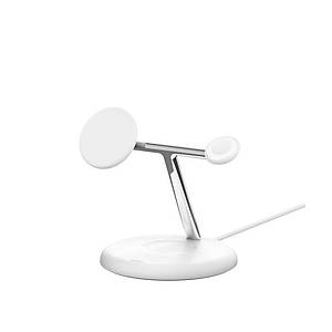 Belkin Qi2 15W 3in1 Magsafe Kablosuz �arj Stand� - Beyaz