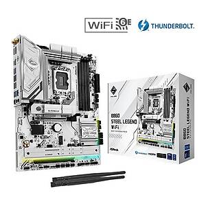 ASRock B860 Steel Legend WiFi Intel Core Ultra Uyumlu DDR5 PCIe 5.0 ATX Anakart
