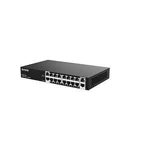 TENDA S218GPC-BH 16FE PoE+ Port 167W 2x GE Uplink Switch