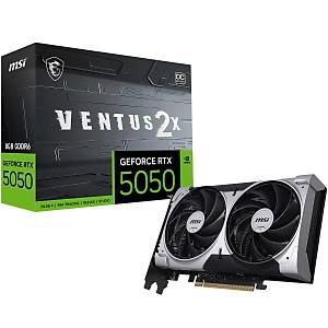 MSI VGA GEFORCE RTX 5050 8G VENTUS 2X OC RTX5050 8GB GDDR6 128B DX12 PCIE 5.0 X16 (3XDP 1XHDMI)