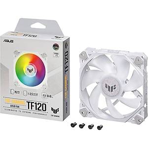 ASUS TUF TR120 SO�UTUCU KASA RADYAT�R FANI ADRESLENEB�L�R ARGB 120MM BEYAZ