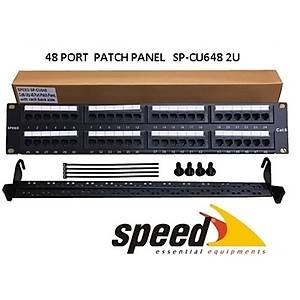 SPEED SP-CU648 2U 48 PORT CAT6 DOLU UTP PATCH PANEL + KABLO D�ZENLEY�C�