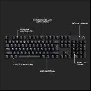 LOGITECH G G413 SE MEKAN�K OYUNCU KLAVYES� - S�YAH (T�RK�E LAYOUT) - TACT�LE SW�TCH 920-010556
