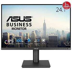 ASUS KURUMSAL BE248CFN 24.1 inc IPS 1920x1200 5ms 100Hz 350cd HDMI VGA USB Hoparl�r VESA 3YIL DAISY CHAIN FLICKER-FREE �ER�EVES�Z D���K MAV� I�IK P�VOT PD 96W MON�T�R