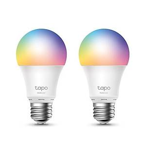 TP-LINK TAPO L530E (2-PACK) Ayarlanabilir I��k Seviyeli Ak�ll� Wifi MultiColor Led Ampul