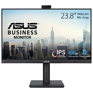 ASUS KURUMSAL BE249QG 23.8 inc IPS 1920x1080 5ms 120Hz 350cd DP HDMI USB VGA Hoparl�r VESA 3YIL D���K MAV� I�IK EYE CARE P�VOT MON�T�R