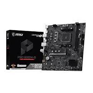 MSI MB PRO B550M-B AM4 DDR4 4600(OC) HDMI DP 2x M.2 USB 5Gbps mATX Anakart