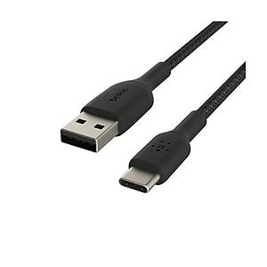 Belkin Type-C �rg�l� Data & H�zl� �arj Kablo 1m Siyah