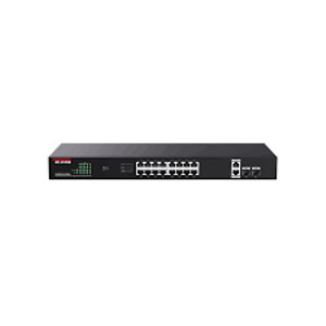 IP-COM G1120P-16-150W 16 PORT GIGABIT+2XGB RJ45/SFP UPLINK 135W POE RACKMOUNT SWITCH