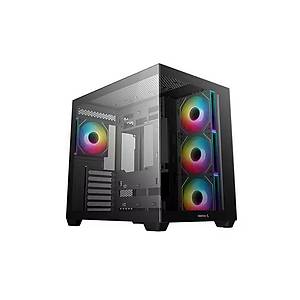 DEEPCOOL CG530U-4F ATX Panorama ARGB Temperli Cam Siyah Kasa