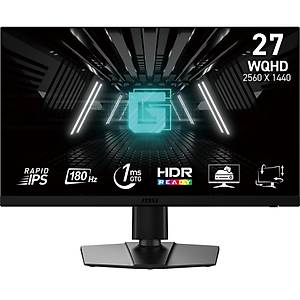 MSI 27 inc G272QPF E2 2560x1440 (WQHD) 16:9 FLAT RAPID IPS 180HZ 1MS ADAPTIVE-SYNC PIVOT GAMING MONITOR
