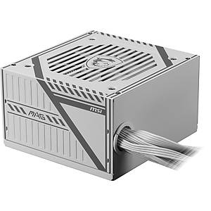 MSI PSU MAG A650BNL WHITE 650W 80+ BRONZE POWER SUPPLY
