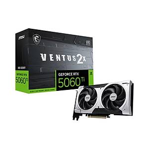MSI GEFORCE RTX5060TI 8G VENTUS 2X PLUS 8GB GDDR7 128BIT 3XDP 1XHDMI EKRAN KARTI
