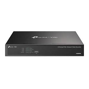 TP-LINK VIGI NVR1008H-8P 8 KANAL POE 1 SATA H265+ ONVIF NVR KAYIT C�HAZI