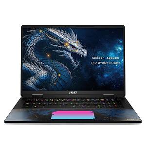 MSI NB TITAN 18 HX DRAGON EDITION DRACO EPIC A2WJ-1223TR ULTRA 9 290HX PLUS 96GB DDR5 RTX5090 GDDR7 24GB 4TB SSD 18.0 UHD+ MINILED 240Hz W11