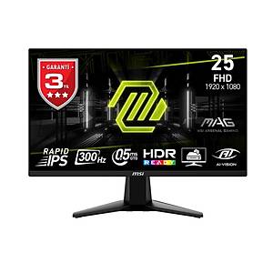 MSI 24.5 inc MAG 255XF 1920X1080 (FHD) 16:9 FLAT IPS 300HZ 0.5MS (GTG) ADAPTIVE-SYNC GAMING MONITOR
