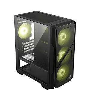 MSI MAG FORGE M110R AIRFLOW TEMPERL� CAM 3X120MM 1X120MM ARGB FAN MATX GAM�NG B�LG�SAYAR KASASI