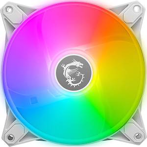MSI MAG F120 ARGB WHITE-3RW�ARGB 120MM BEYAZ 3�L� REVERSE KASA FANI