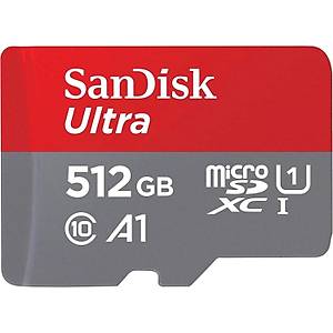SANDISK SDSQUAC-512G-GN6MN 512GB Ultra UHS I MicroSD Card 150MB/s