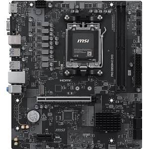MSI MB PRO B850M-E EVO AM5 DDR5 8200MHZ(OC) HDMI VGA M.2 USB 5Gbs 2.5G LAN mATX Anakart
