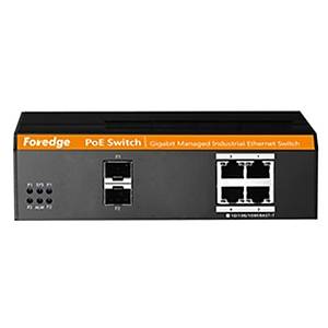 FOREDGE IS104GPS-2F Industrial Gigabit 4plus2 Port Managed PoE Switch