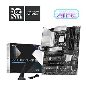 MSI MB PRO Z890-S WIFI6E SOKET 1851 DDR5 8800MHZ(OC) USB 20Gbps 3xM.2 HDMI DP 2.5G LAN WIFI 6E ATX