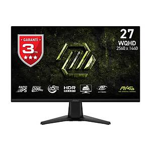 MSI 27 inc MAG 275QF E20 2560x1440 (WQHD) 16:9 FLAT RAPID IPS 200HZ 0.5MS (GtG Min.) FREESYNC PREMIUM GAMING MONITOR