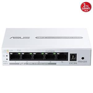 ASUS EXPERTW�F� EBP15 5-PORT GBE SMART MANAGED POE+ SW�TCH��